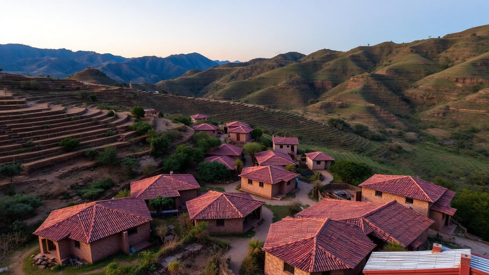 Village rural d'Analamanga